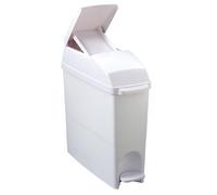 Medial - 104081 - ConCestino igienico a pedale - 17x43x48 cm - coperchio blocca sacco - 18 L - bianco - Medial - 82587 - Conf. da 1 Pz. - 104081