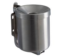 Medial - 106001 - Posacenere murale Nido - diametro 13,5 cm - H 11 cm - 0,5 L - acciaio inox - Medial - 89990 - Conf. da 1 Pz. - 106001