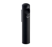 Medial - 108003 - Posacenere murale Birkin - diametro 13 cm - H 65 cm - nero - Medial - 80415 - Conf. da 1 Pz. - 108003