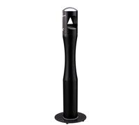 Medial - 108006 - Posacenere da terra - a colonna - diametro 13 cm - H 101 cm - base 29 cm - inox nero - Medial - 68298 - Conf. da 1 Pz. - 108006