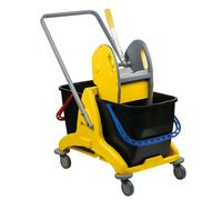 Carrello per Pulizie a Doppia Vasca PressClean Medial International - 81x43,5x88