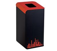 Medial - 789297 - Gettacarte Rubik Evo - per raccolta differenziata - 80 L - rosso - Medial - 93758 - Conf. da 1 Pz. - 789297