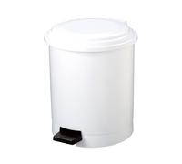 MEDIALINTERNATIONAL - 906120 - Pattumiera a pedale Ruf - diametro 31,5 cm - altezza 42 cm - 20 L - bianco - Medial International - 67554 - Conf. da 1 Pz. - 906120