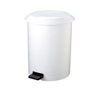 Medial - 906140 - Pattumiera a pedale Ruf - PP - 40 L - diametro 44,5 cm - altezza 54 cm - bianco - Medial - 67555 - Conf. da 1 Pz. - 906140