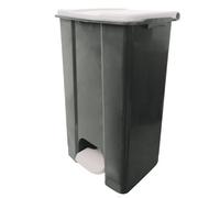 Medial - 912870 - Contenitore mobile Ecoconti - a pedale - 80 L - plastica riciclata - grigio-bianco - Medial - 97428 - Conf. da 1 Pz. - 912870