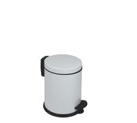 Medial - 913031 - Pattumiera a pedale New Bin Basic - 3 L - metallo verniciato - bianco - Medial - 99693 - Conf. da 1 Pz. - 913031