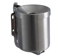 MEDIALINTERNATIONAL Posacenere Murale Nido, 0.5 l, Inox Satinato
