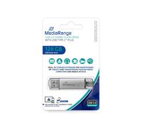 MediaRange 128GB USB 3.0 Combo Flash Drive with USB Type-C™ Male