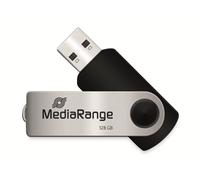 Mediarange 813006 unità flash usb 2.0 128 gb nero/argento mr913