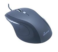 MR OS202 - Mouse, cavo, USB, nero/grigio