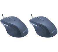 MediaRange 813091 mouse ottico per ufficio e casa (Confezione da 2)