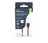 Mediarange 813118 cavo di ricarica e sincronizzazione usb 2.0 da 1 m a lightning - nero