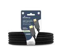 Mediarange 813133 mrcs211 - cavo di collegamento hdmi, 5 m, guaina tessile, 10,2 gb