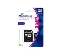 MediaRange 8GB microSDHC Classe 10 (MEDIARANGE 8GB MICRO SDHC CLASS 10 WITH SD-ADAPTOR) NEW