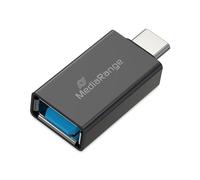 MediaRange Adattatore universale da USB-A a USB Type-C®, nero