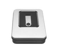 MediaRange Aluminium-Box Aufbewahrung von USB Sticks Silber