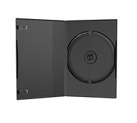 MediaRange BOX13 - 50 custodie per dvd,cd e blu ray, modello slim da 7mm con tasca trasparente per copertina