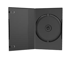 MediaRange BOX13 - 50 custodie per dvd,cd e blu ray, modello slim da 7mm con tasca trasparente per copertina