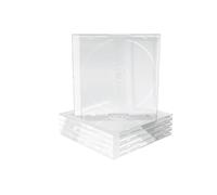 MediaRange BOX24 custodia CD/DVD Custodia Jewel 1 dischi Trasparente (MediaRange cd-hylster for lagring) NEW