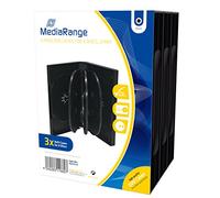 MediaRange BOX35-8 Custodia Jewel 8dischi Nero Custodia CD/Dvd