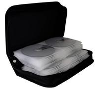 MediaRange BOX55 Custodia per CD 96 CD/DVD/Blu-ray Nylon Nero 1 pz. (L x A x P