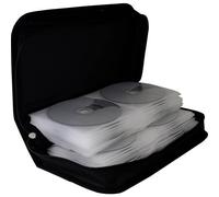 MediaRange BOX55 Custodia per CD 96 CD/DVD/Blu-ray Nylon Nero 1 pz. (L x A x P