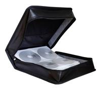 MediaRange BOX93 Custodia per CD 200 CD/DVD/Blu-ray Ecopelle Nero 1 pz. (L x A