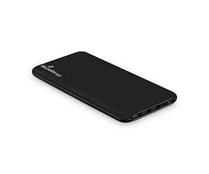 MediaRange Caricatore portatile I Powerbank 25.000 mAh, 3 USB-A e 1 USB-C®, supporta USB-C® Power Delivery and Quick Charge™, nero