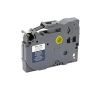 MediaRange - Cassetta Portadocumenti in plastica, per Brother TZ-211/TZe-211, Permanente, 6 mm, 8 m, Laminato, Nero su Bianco