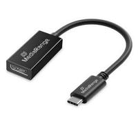 MediaRange Convertitore audio e video USB Type-C a Displayport, W129306766 (convertitore audio e video, 20 cm, nero)