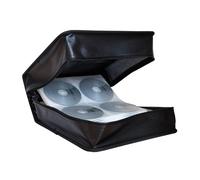MediaRange Custodia Nera BORSA Box DJ Wallet per 400 DVD BD o CD BOX95