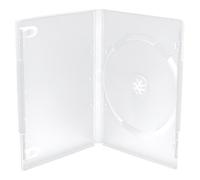 50 CUSTODIE SINGOLE CLEAR DVD Case 14 MM per CD DVD -R per verbatim BOX25-M
