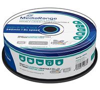MEDIARANGE MR474 Cake Inkjet Fullsurface Printed Tab DVD + R Blank Discs Spindle