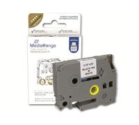 MEDIARANGE Etichette per Cassetta Compatibile Brother TZ-221/TZe-221 - Longueur 8M