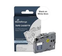 MEDIARANGE Etichette per Cassetta Compatibile Brother TZ-221/TZe-221 - Longueur 8M
