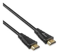 MediaRange HDMI Premium High Speed con cavo Ethernet, Ver. 2.0, 18 Gbps Ver. 2.1, 4 k@60 Hz, 2 m, nero