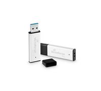 MediaRange MR1902 unità flash USB 128 GB USB tipo A 3.2 Gen 1 [3.1 Gen 1] Nero, Argento (MediaRange - USB flashdrive - 128 GB)