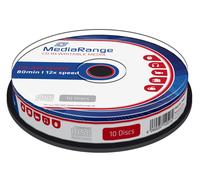 MediaRange MR235 Confezione CDRw80, Argento