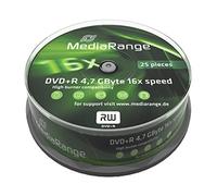 MediaRange MR404 Confezione Dvd+R, Argento
