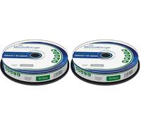 MediaRange MR450 Confezione Dvd-RW, Argento (Confezione da 2)