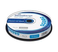 50 BLU-RAY Mediarange BD-R DL 50 Gb 6x CAKE BOX DUAL LAYER MR507