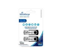 MR 911-2 - Chiavetta USB, USB 2.0, 32 GB, swivel, confezione da 2 pezzi