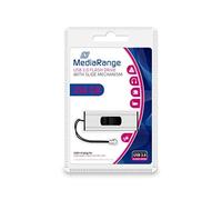 MediaRange MR919 unit flash USB 256 GB USB tipo A 3.0 (3.1 Gen 1) Nero, Argento