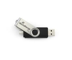 MEDIARANGE MR932-2 32 GB USB Type-A / Micro-USB 2.0 15 MB/s Girevole Nero