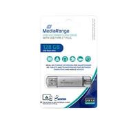 MEDIARANGE MR938 128 GB USB Type-A / USB Type-C 3.2 Gen 1 (3.1 Gen 1) 80 MB/s