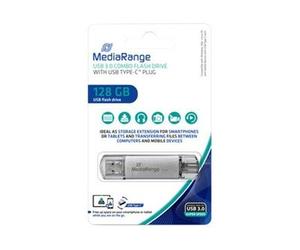MEDIARANGE MR938 128 GB USB Type-A / USB Type-C 3.2 Gen 1 (3.1 Gen 1) 80 MB/s
