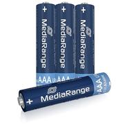MediaRange Premium Batterie alcaline, AAA, LR03, Micro, MN2400, 1.5 V, 4 pezzi
