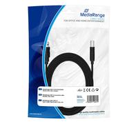 MediaRange MRCS102 5m Black printer cable - Printer Cables (Black)