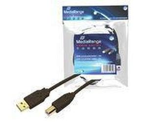 MediaRange MRCS102 cavo parallelo Nero 5 m (MediaRange Printer Cable - USB-kabel -) NEW