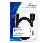 MediaRange MRCS129 cavo DVI 2 m Nero (MediaRange DVI Anschlusskabel 2x DIV )